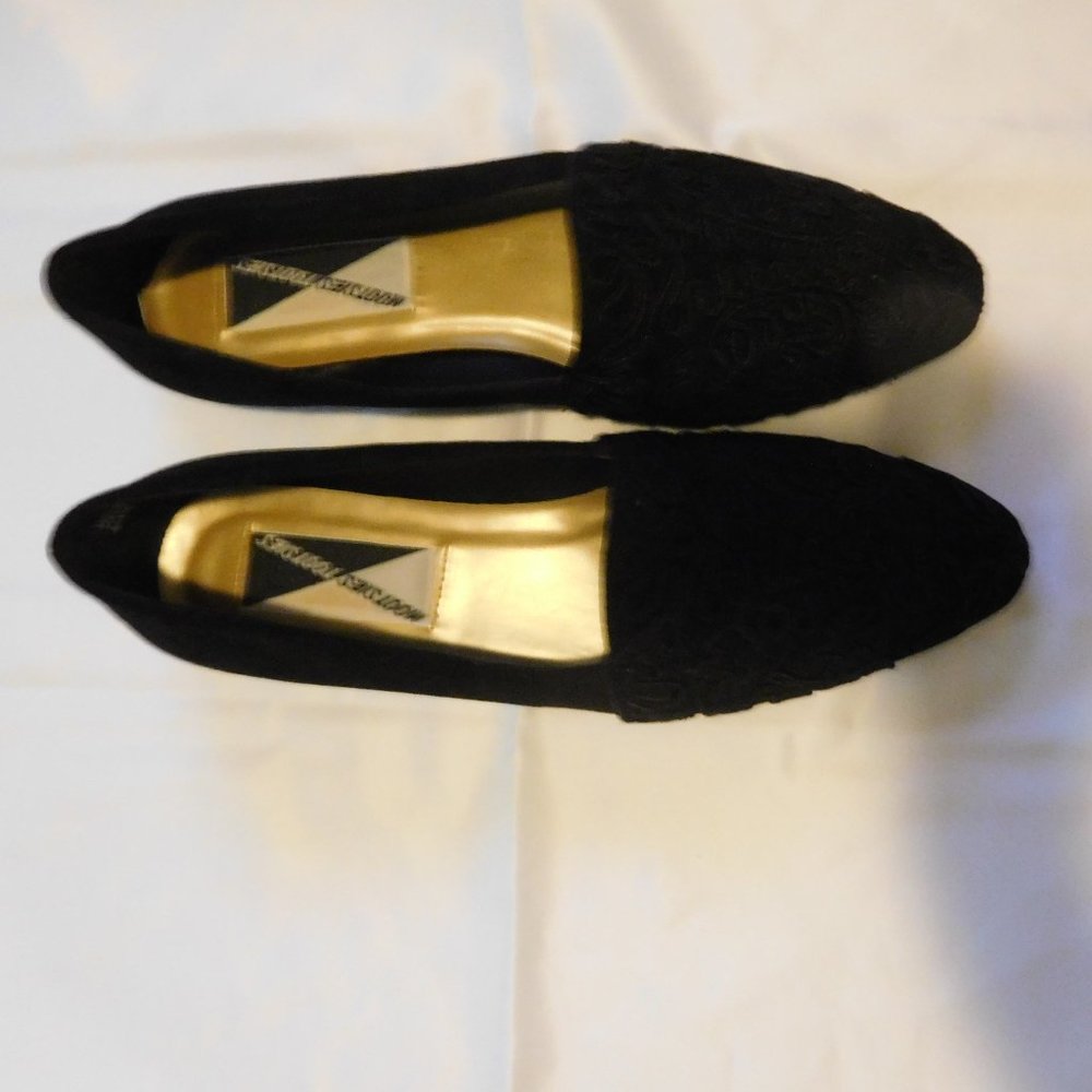 Mootsies Tootsies Black Flat Leather Loafer Shoes – 8M